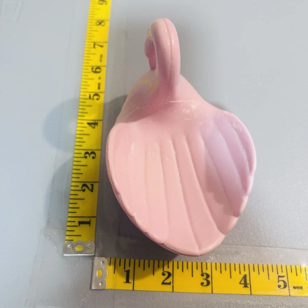 Soft Pink Swan Bath Soap Dish Holder Vintage 1994 Retro Solid Durable Plastic